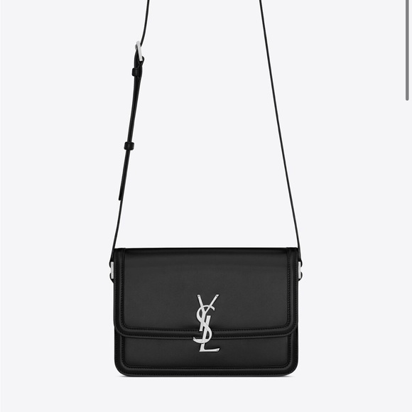 YSL SAINT LAURENT SOLFERINO MEDIUM BAG SILVER HARDWARE NEW, RARE - Picture 7 of 11